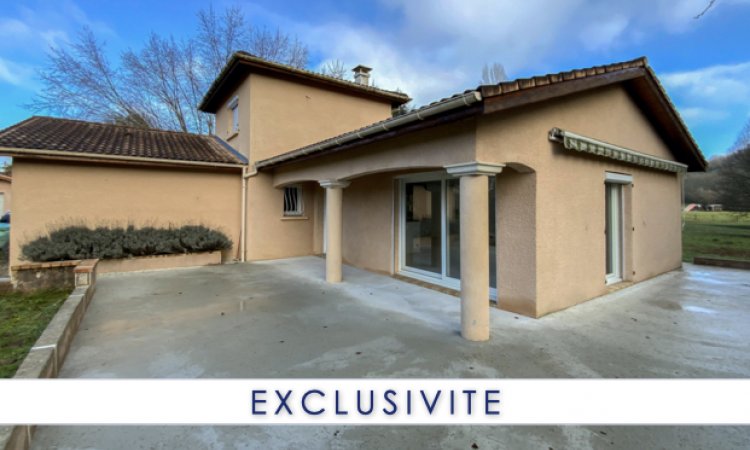 Vente de maison rénovée avec grand terrain piscinable à Revermont 